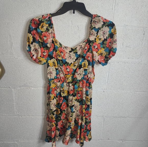 NWT Zara Mini Floral Dress - Picture 9 of 12